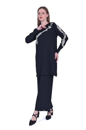 invee Güldalı Triko Tunik SİYAH 6849