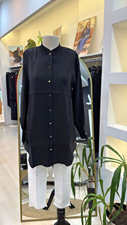 invee gomlek siyah 6674 M