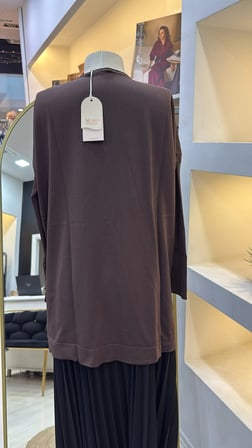 nuss triko tunik kahve k116