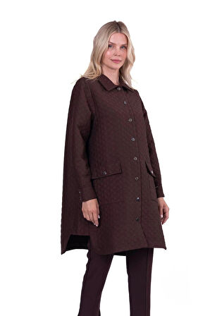 İnvee Kapitone KAHVE  Ceket 6879