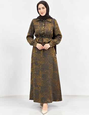 Nuss Elbise Gold 2052