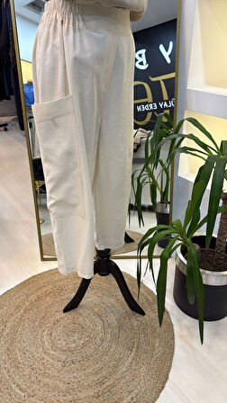 Sentez Kanguru Kanvas Pantolon SZ-5587 TAŞ