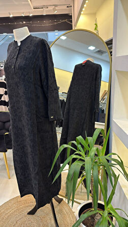 İNVEE ELBİSE  7026 SİYAH