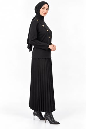 nuss triko tunik siyah 206