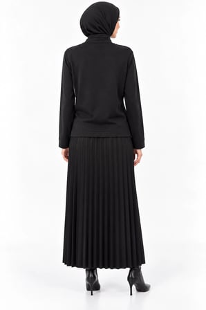 nuss triko tunik siyah 206