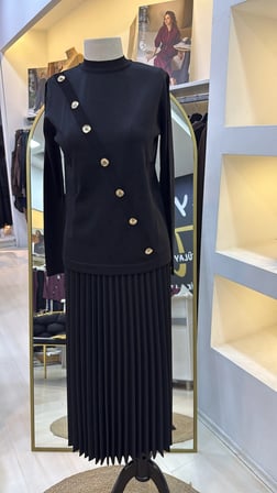 nuss triko tunik siyah 206
