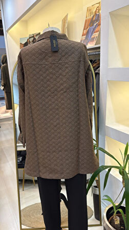 İnvee Kapitone vizon  Ceket 6827