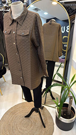 İnvee Kapitone vizon  Ceket 6827