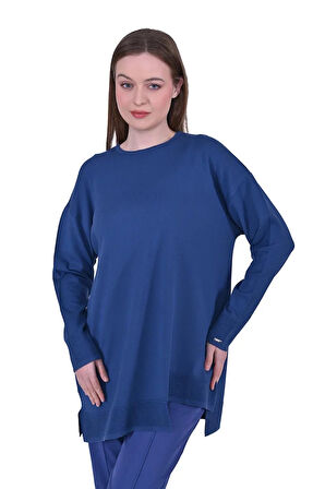 invee Bekletmeli Tunik İNDİGO 6840