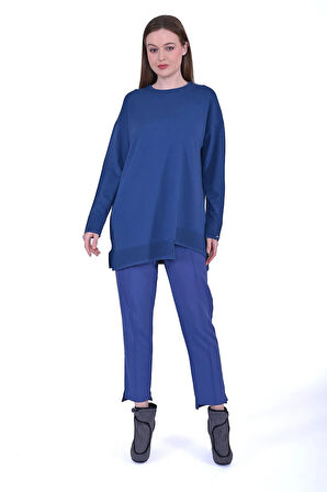 invee Bekletmeli Tunik İNDİGO 6840