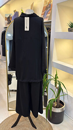 MissWhence Pantolonlu Takım 38008 Siyah