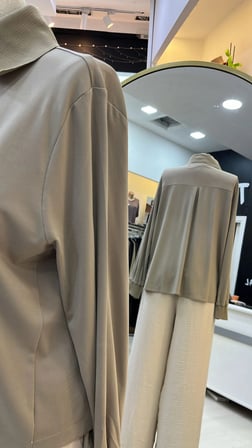 invee Modal Penye Kısa Gömlek 7253 TAŞ