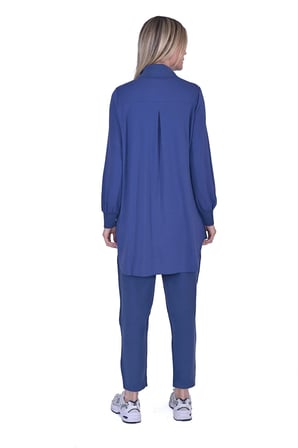 invee Modal Penye Gömlek 6926 indigo