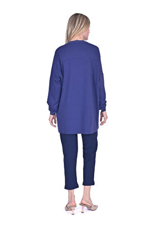 invee Basıc Tunik indigo  6977