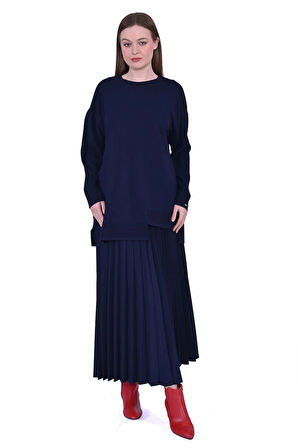 invee Bekletmeli Tunik LACİVERT  6840