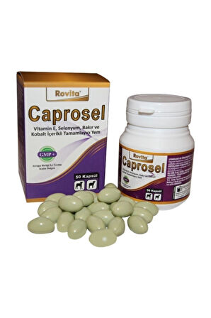 Rovita Caprosel Vitamin 50 Kapsül Koyun Bakır Hapı