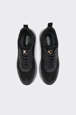Hakiki Deri Bağcıklı Erkek Sneaker