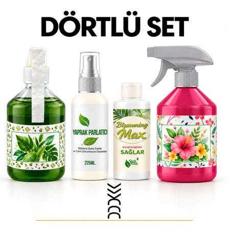 Avantajlı 4'lü Set Power Mix + Yaprak Parlatıcı + Blossoming + Bloom