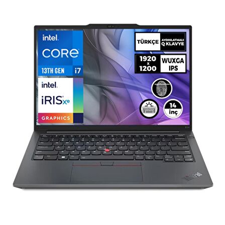 Lenovo ThinkPad E14 Gen 5 i7-1355U 16GB 1TB SSD + 512GB SSD 14'' WUXGA Windows 11 Pro Taşınabilir Bilgisayar 21JK0006TX 027