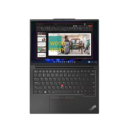 Lenovo ThinkPad E14 Gen 5 i7-1355U 16GB 1TB SSD + 512GB SSD 14'' WUXGA Windows 11 Pro Taşınabilir Bilgisayar 21JK0006TX 027