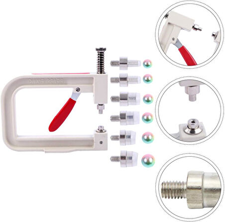 Manuel İnci Çakma Makinesi, İnci Pensesi - 5 Değişik İnci Kalıbıyla beraber, inci Makinası