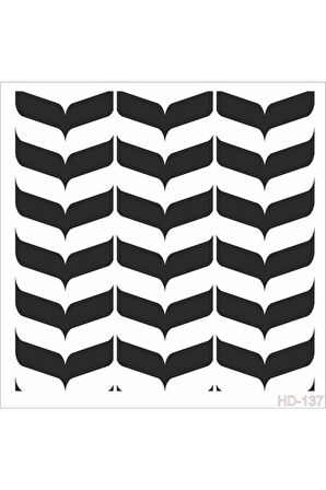 Hd137 Home Dekor Stencil 45x45