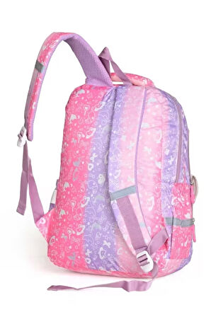 Kuzulu İlkokul 3 lü Çanta Takımı Pembe Renk