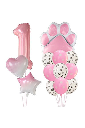 PATİ FOLYO BALONLU YAŞ BALON SET