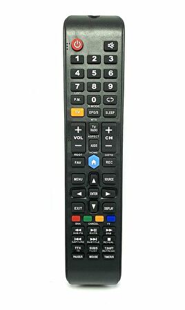 Skytech Smart Led Televizyon Kumandası Mavi Home Tuşlu