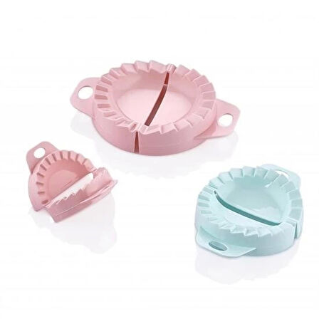 İpek Yıldızı® 3lü Çiğ börek kurabiye Hamur İşi Ravioli Kesme Kalıbı Aparatı