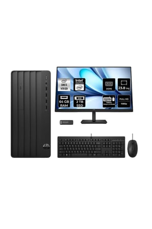 240 PRODESK 2 i5 14400 64GB 2TB SSD FDOS Masaüstü Bilgisayar + 23.8" Monitör