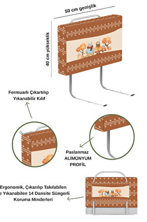 Yeni Nesil Yatak Bariyeri 2 Adet 40 x 50 cm