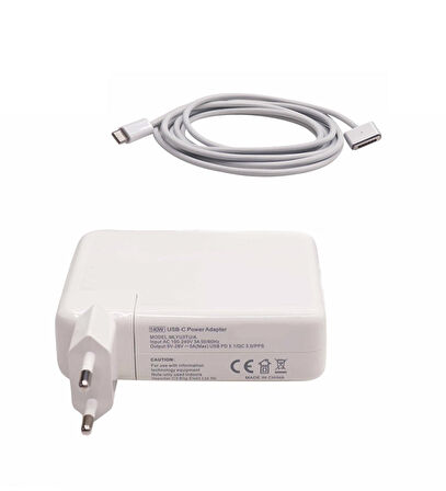 Apple Mac Pro (2023) Uyumlu 140W Magesafe3 Notebook Adaptör Laptop Şarj