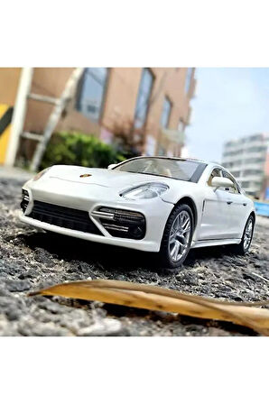 1:24 Porsche Panemera Diecast Araba Sesli Işıklı Koleksiyonluk Porsche Panamera Araba