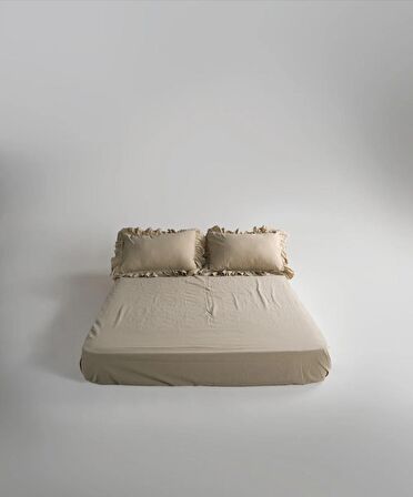 STONEWASHED NEVRESİM TAKIMI ÇİFT KİŞİLİK OXFORTAN