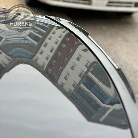 Ford Focus 2-2,5 Bagaj Üstü Slim Yarasa Spoiler Piano Black Parlak Siyah