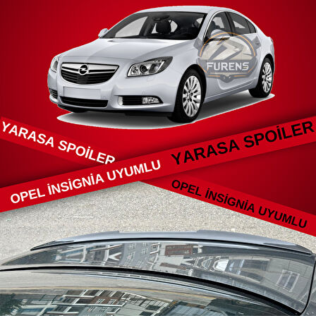 Opel Insignia Bagaj Üstü Yarasa Spoiler Bagaj Çıtası Piano Black