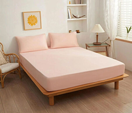 TOTEM Ranforce Pamuklu Yastık Kılıflı Lastikli Çarşaf Takımı Çift Kişilik 160 x 200