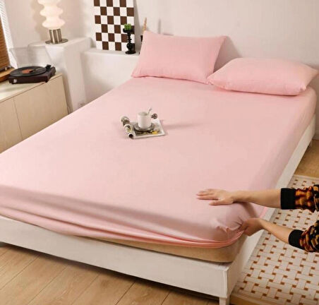 TOTEM Ranforce Pamuklu Yastık Kılıflı Lastikli Çarşaf Takımı Çift Kişilik 160 x 200