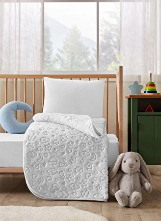 ÖZDİLEK BEBE EMBOS BATTANİYE 100X200 A.GRİ(Y)