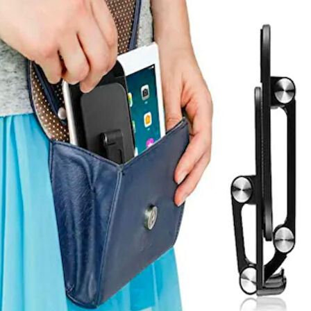 By Nevser® Plastik Ayarlanabilir Kaydırmaz Taban Telefon Tablet Standı