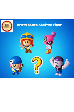 Brawl Stars 5'li Figür Set Brawl Stars Oyuncak Set Orijinal Brawl Stars