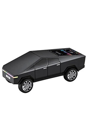 D68 Cyber Model Araba Tasarımlı Bluetooth Hoparlör 15w Güçlü Ses Rgb Led /tws/usb Siyah