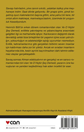 Ve O Hiçbir Şey Demedi