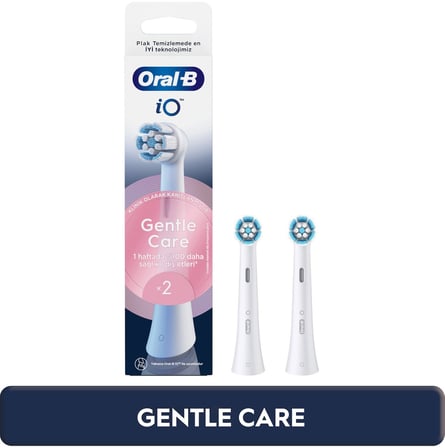  Oral-B iO Gentle Care Beyaz Diş Fırçası Yedek Başlığı 2 Adet