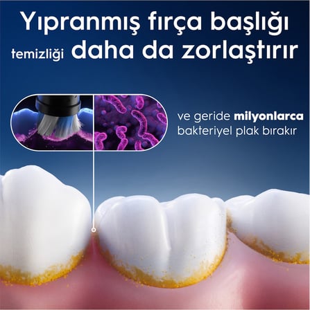  Oral-B iO Gentle Care Beyaz Diş Fırçası Yedek Başlığı 2 Adet