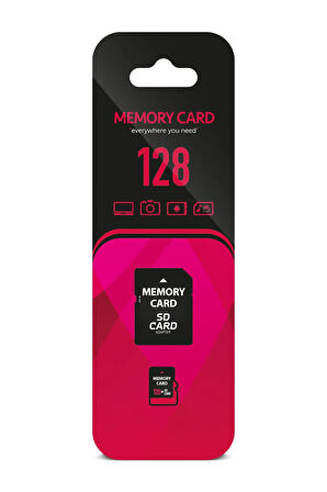 128 GB Yüksek Kapasiteli SD Card Veri Depolama Kamera Bilgisayar Uyumlu Hafıza Kartı 