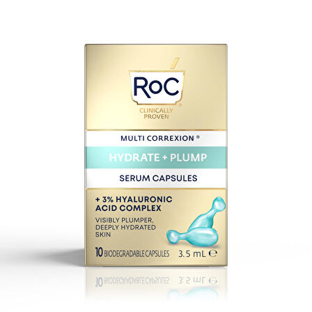 Roc Multi Correxion Hiydrate Plump Serum Nem ve Canlılık Veren Kapsül Serum 10 Kapsül