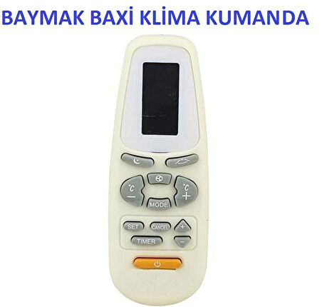 BAYMAK BAXİ G KLİMA KUMANDA , BAXİ KLİMA UYUMLU KUMANDASI - AYAR GEREKMEZ