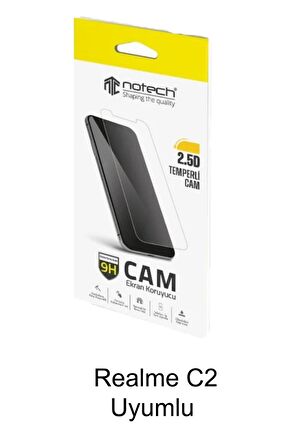 Realme C2 Temperli Cam Ekran Koruyucu